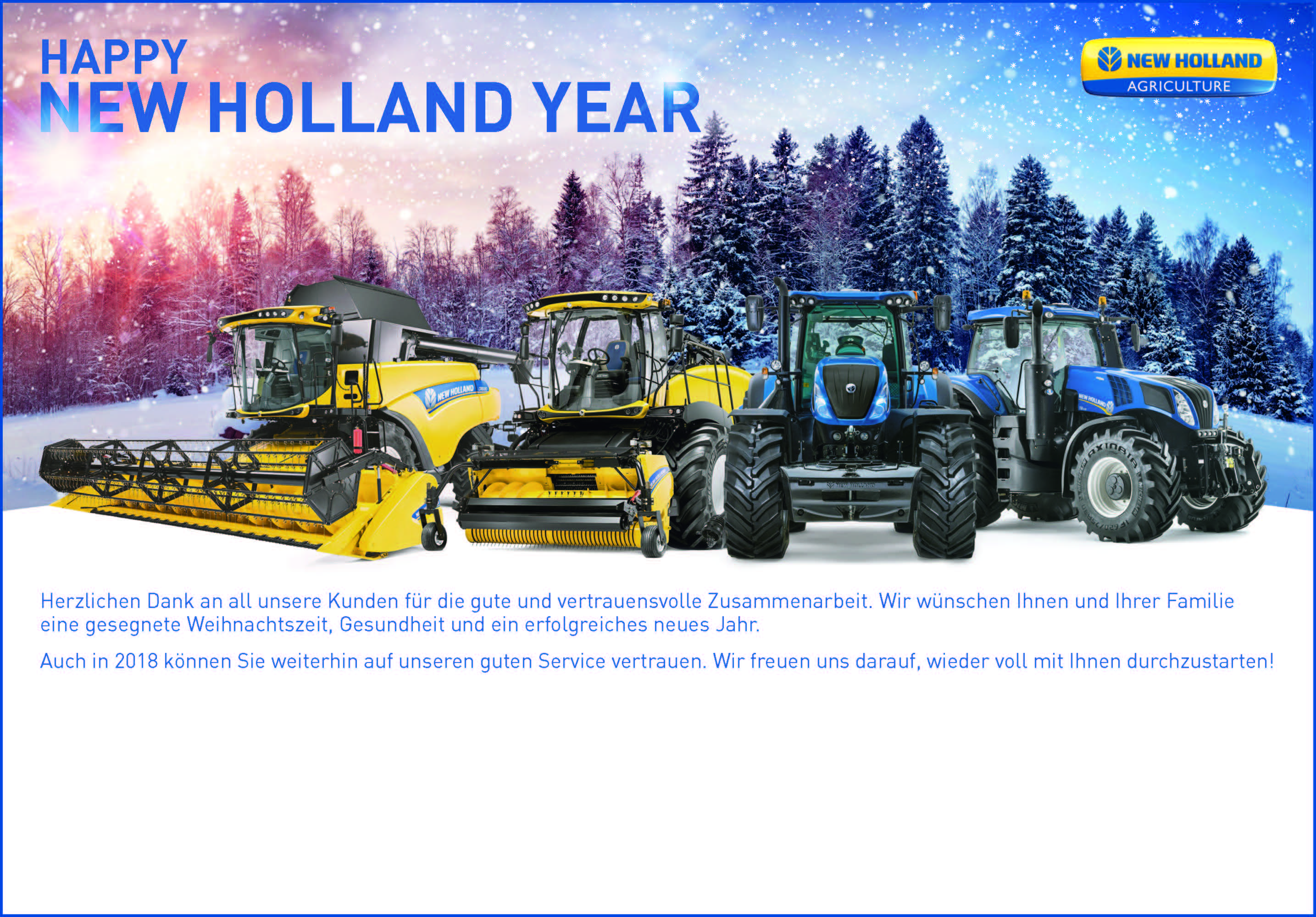 Happy New Year von New Holland